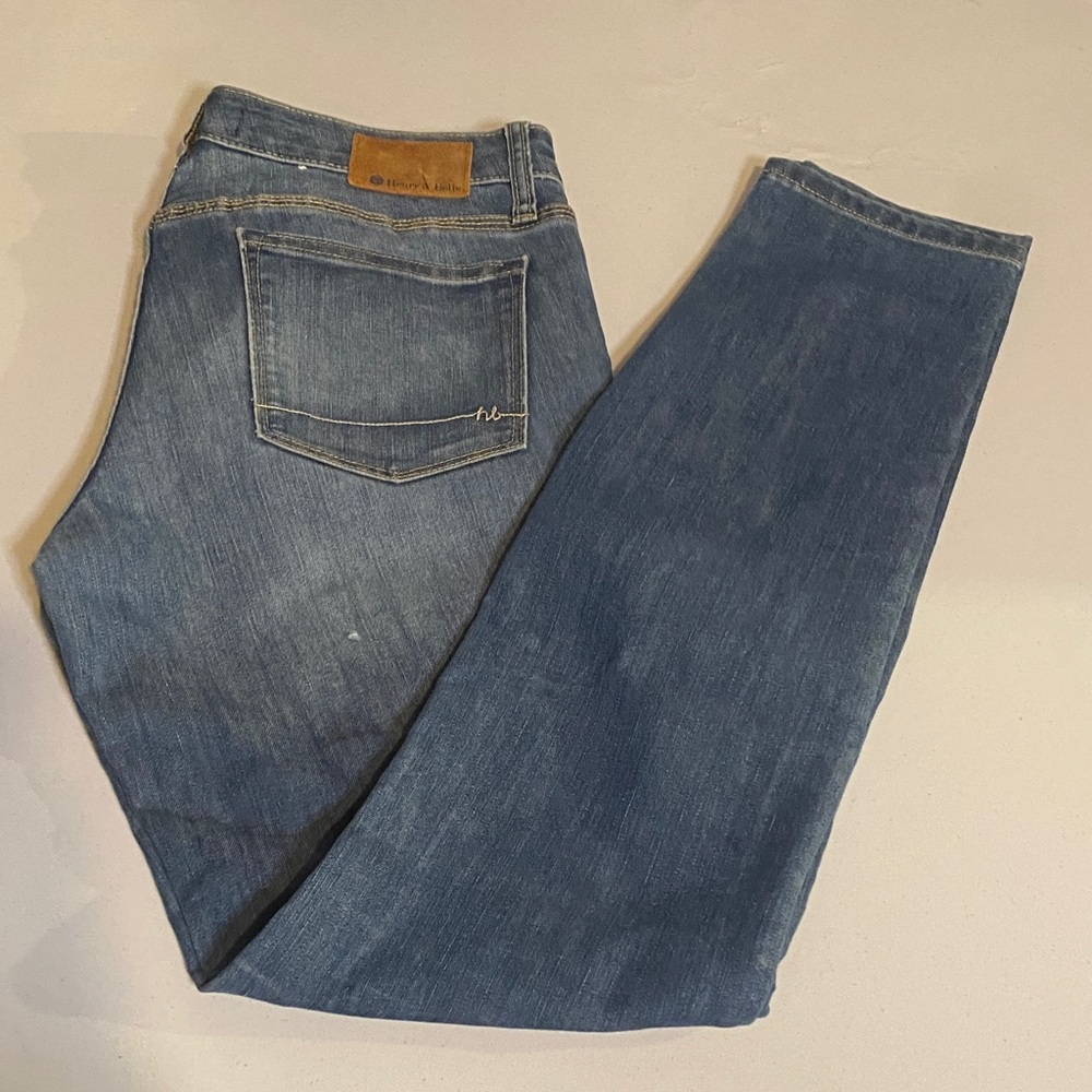 🍄Henry & Belle Classic Indigo Straight Jeans
